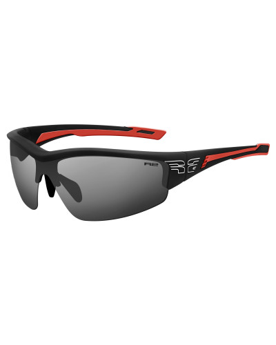 Окуляри R2 WHEELLER black (TR90), лінза smoke, покриття flash mirror, кат. 2