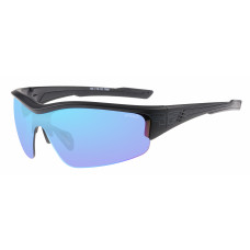 Окуляри R2 WHEELLER black (TR90), лінза smoke, покриття ice blue revo, кат. 3