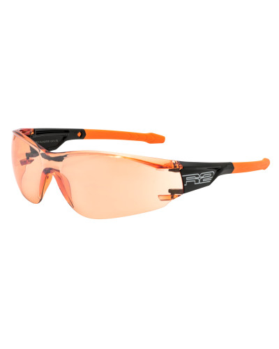 Окуляри R2 ALLIGATOR2 black-orange (PC), лінза orange, покриття flash mirror, кат. 1