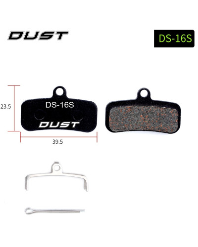 Колодки гальмівні disc напівметал DUST DS-16-1 SAINT M810, 820 ZEE M640