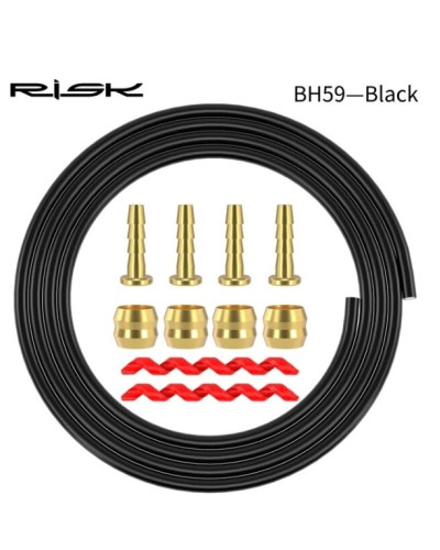 Рубашка троса тормоза 2500 RISK BH-59 RC115-1-1 чорний с оливками и болтами