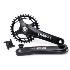 Шатун алюм. L175мм 34T PROWHEEL CHARM-34T-TT без каретки, з інтегр.віссю