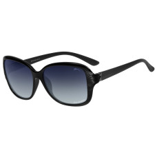 Окуляри Relax Pole чорні матові/металік, лінза smoke grady (Polarized TAC 1,1 mm), кат. 3