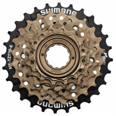 Вільнобіг Shimano 6шв, Tourney MF-TZ500, 14-28Т, срібл