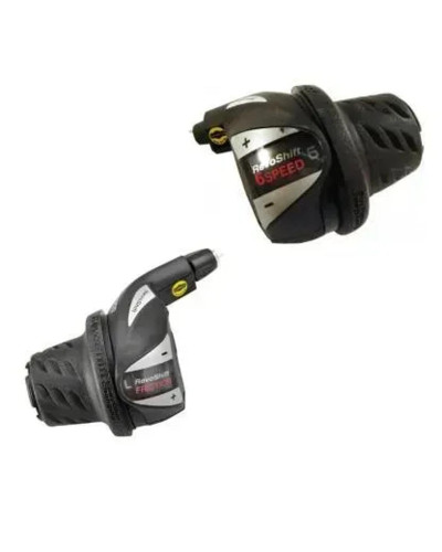 Shimano Revo-Shift SL-RS36 (3/6), 18 SPD, Лівий ревошифт - пошуковий, Правий - фіксований, з індикац. віконцями, із тросиками, лівий+правий