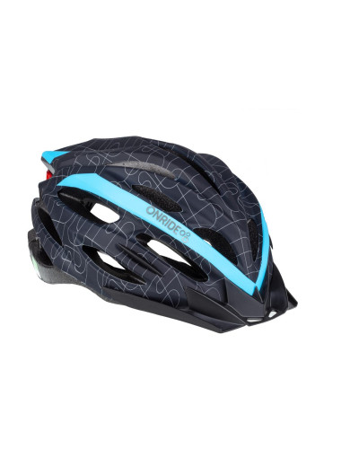 Шолом ONRIDE Grip чорний/синій L (58-61 см),M (55-58 см)