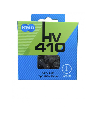 Ланцюг KMC HV410 Gray/Brown 1/2 X 1/8 112 ланок з замком в боксі