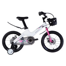 Велосипед MG 16" SPACE KID MOON DD рама-9" білий