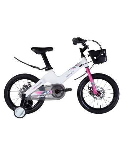 Велосипед MG 16" SPACE KID MOON DD рама-9" білий