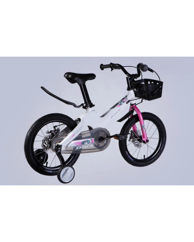 Велосипед MG 16" SPACE KID MOON DD рама-9" білий