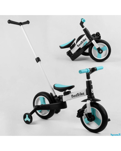 Велосипед-трансформер Best Trike 56659 (1) колеса PU 10'', батьківська ручка, знімні педалі