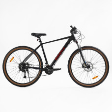 Велосипед 29 Спортивний Corso "Enigma" NG-29069  рама алюмінієва 21``, обладнання Shimano Alivio 27 швидкостей, вилка Santour гідравлічна