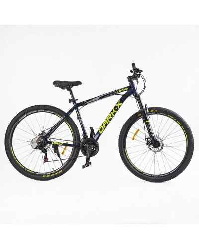 Велосипед 29 Спортивний Corso «Dark-X» 29" дюймів DX-29306 рама алюмінієва 19``, обладнання Shimano 21 швидкість