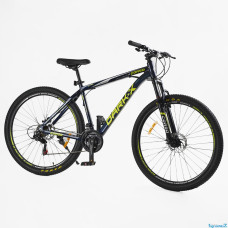 Велосипед 29 Спортивний Corso «Dark-X» 29" дюймів DX-29306 рама алюмінієва 19``, обладнання Shimano 21 швидкість