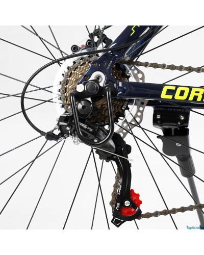 Велосипед 29 Спортивний Corso «Dark-X» 29" дюймів DX-29306 рама алюмінієва 19``, обладнання Shimano 21 швидкість