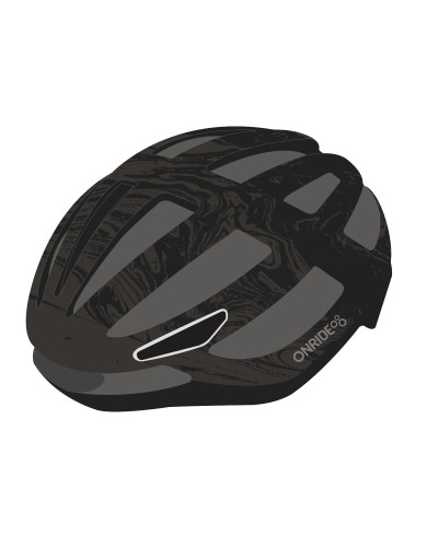 Шолом ONRIDE Focus чорний / сірий M (55-58 см) Cool Max подушечки