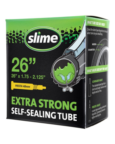 Камера Slime Smart Tube 26" x 1.75 - 2.125" FV з герметиком