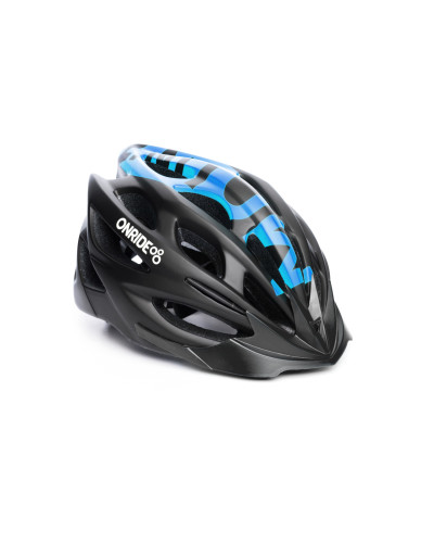 Шолом ONRIDE Mount матовий чорний/синій L (58-61 см)