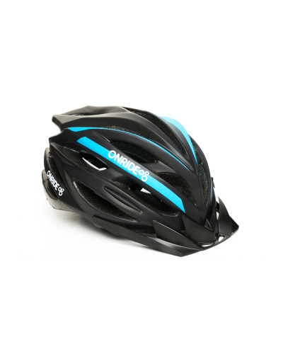Шолом ONRIDE Grip матовий чорний/синій M (55-58 см)