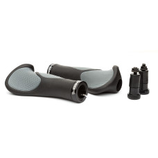 З ШОУРУМУ! Ручки руля ONRIDE HornGrip10 чорні/сірі