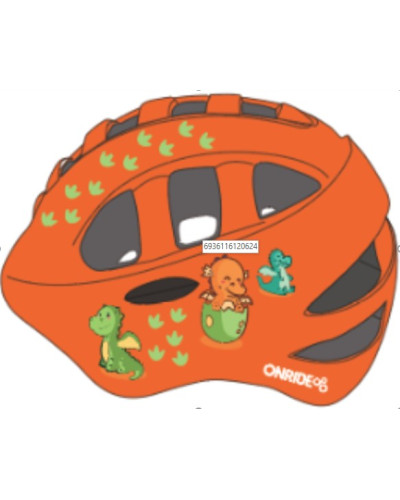 Шолом ONRIDE Bud 20 динозаври S (48-52 см)