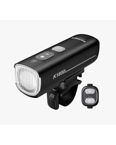Велосипедна фара Ravemen K1800 (1800 lm, 5000 mAh) з датчиком освітленості