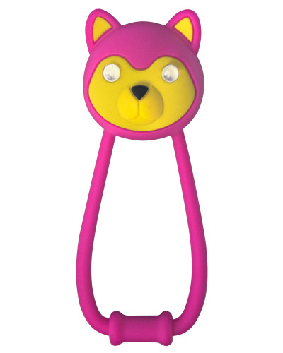 Мигалка дитяча передня KLS Teddy рожева