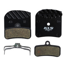 Колодки гальмівні KLS D-16 + Radiator, для Shimano Saint органіка