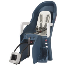 Дитяче крісло заднє POLISPORT Guppy Maxi+ RS на підсідельну трубу, 9-22 кг, синє