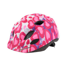 Шолом дитячий POLISPORT Junior S Premium (52-56 см) серця In-Mold