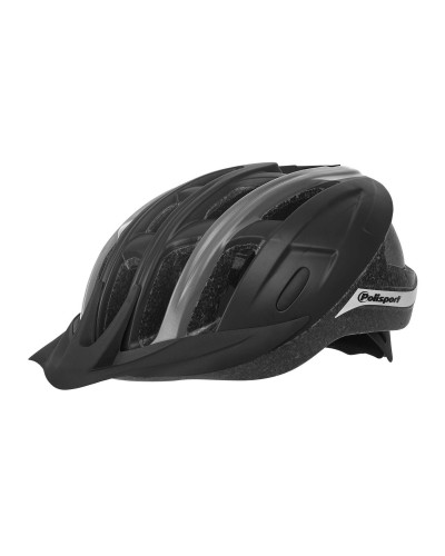 Шолом POLISPORT Ride In M (54-58 см) чорний In-Mold