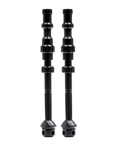 Безкамерний ніпель Stan's Tubeless Exo-Core Valves, extra tall, FV 70 мм, алюміній, пара, чорні