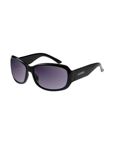 Окуляри Relax Georgia чорні глянцеві, лінза smoke grady (Polarized TAC 1,1 mm), кат. 3