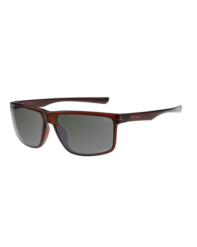Окуляри Relax Katan коричневі глянцеві, лінза green (Polarized TAC 1,1 mm), кат. 3