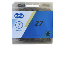 Ланцюг 7 KMC Z7 Gray/Brown 114 ланок з замком в боксі