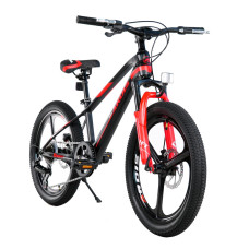 Велосипед чорний 20 MTB MG "DRIFT" Амортизаційна вилка литі диски