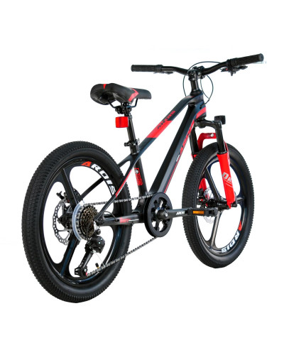 Велосипед чорний 20 MTB MG "DRIFT" Амортизаційна вилка литі диски