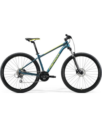 Велосипед MERIDA BIG.NINE 20-2X,XL (21),ТІЛ-СИНІЙ (ЛАЙМ)