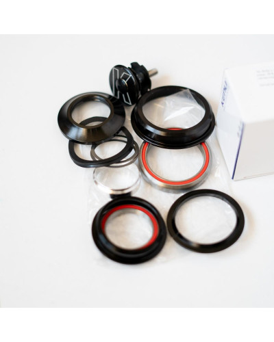 Рульовий набір KENLI KL-B332 1-1/8" конус 39.8, ZS 44/28.6 ZS 56/40 напівінтегрований, пром підшипник