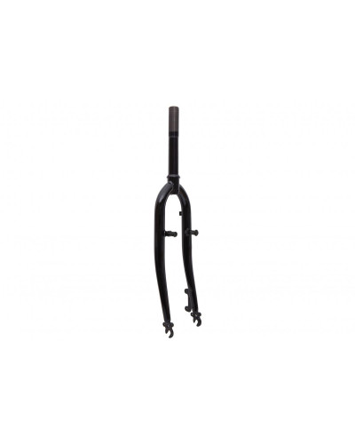 Вилка 26" Жорстка Сталь 1-1/8 rod-190 різьб. disc/v-br чорний
