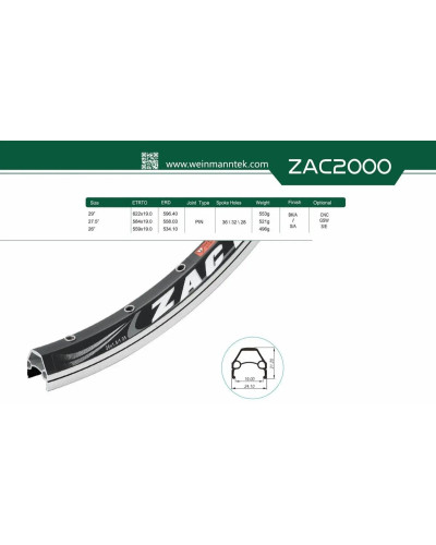 Обід 28 Тур. ZAC-2000 28" 700С  (32H)