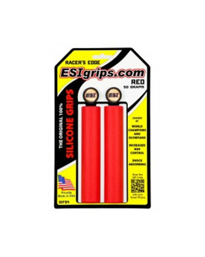 Гріпси ESI Racer's Edge Red (червоні)