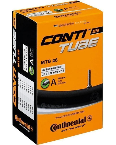Камера 26 Continental MTB Tube A40 (47-559->62-559) (210g)