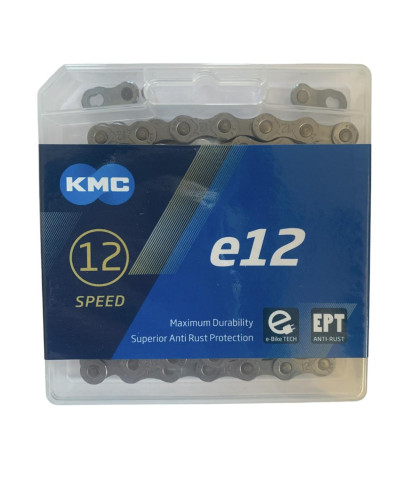 Ланцюг 12 KMC e12 EPT 1/2 X 11/128 130 ланок з замком в боксі