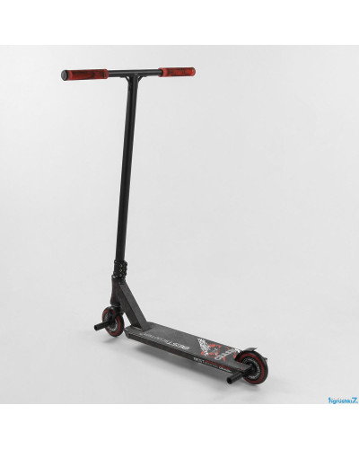 Самокат трюковий 67839 Best Scooter  "CRASH" HIC-система, ПЕГИ, алюмінієвий диск і дека, колеса 110 мм PU, ширина керма - 57 см