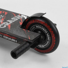 Самокат трюковий 67839 Best Scooter  "CRASH" HIC-система, ПЕГИ, алюмінієвий диск і дека, колеса 110 мм PU, ширина керма - 57 см