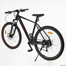 Велосипед 29 Спортивний Corso "Enigma" NG-29069  рама алюмінієва 21``, обладнання Shimano Alivio 27 швидкостей, вилка Santour гідравлічна