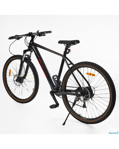Велосипед 29 Спортивний Corso "Enigma" NG-29069  рама алюмінієва 21``, обладнання Shimano Alivio 27 швидкостей, вилка Santour гідравлічна