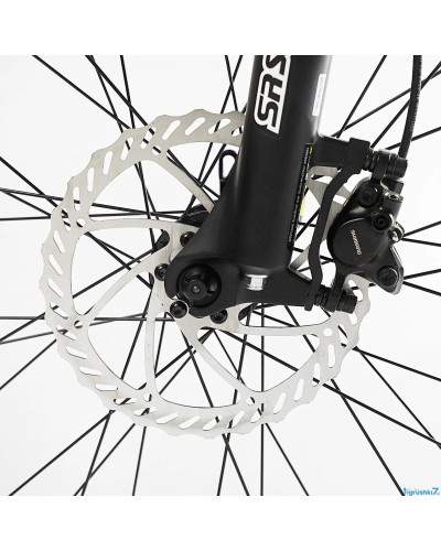 Велосипед 29 Спортивний Corso "Enigma" NG-29069  рама алюмінієва 21``, обладнання Shimano Alivio 27 швидкостей, вилка Santour гідравлічна