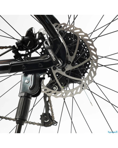Велосипед 29 Спортивний Corso "Enigma" NG-29069  рама алюмінієва 21``, обладнання Shimano Alivio 27 швидкостей, вилка Santour гідравлічна